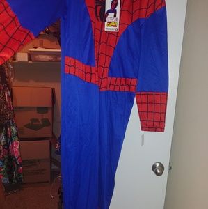 Mens spider-man onesie